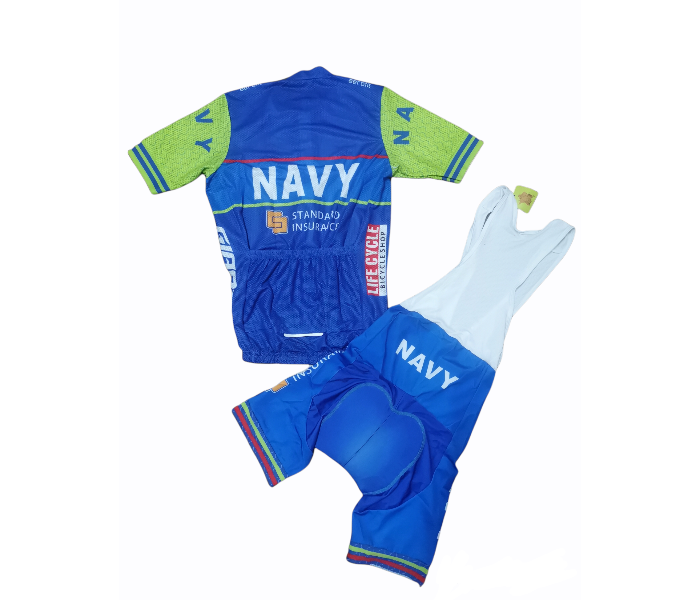 DJ PHL-NVY XL FULL POWERBAND Philippine Navy Jersey 2021 Design Pineaple Fabric 20D Gel Pad  - Green and Blue - Zoom Image 2