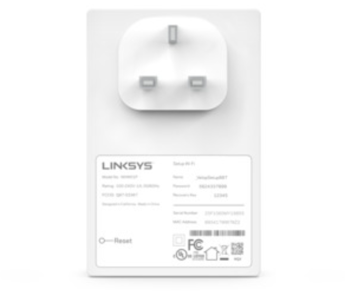 Linksys WHW0101P Velop Mesh WiFi Extender for Velop - White - Zoom Image 4