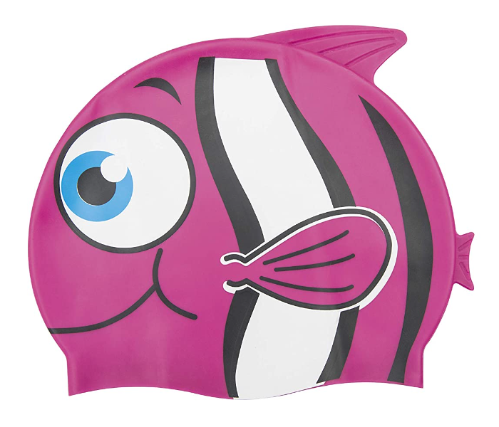 Bestway 26025 Silicone Hydro-Swim Lil Buddy Silicon Swimming Cap -Pink - Zoom Image