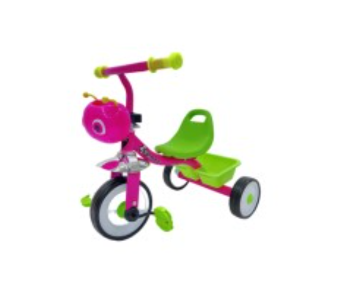 813A Ride On Toy Tricycle with Wheels and Pedals for Kids - Pink and Green - Zoom Image