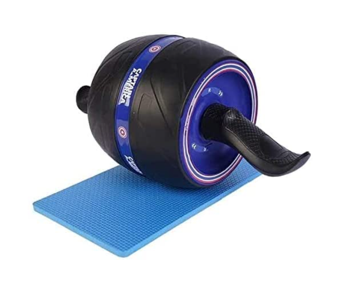 Body Line Sport Abdominal Roller Wheel Automatic with Grip Handlec -Blue - Zoom Image