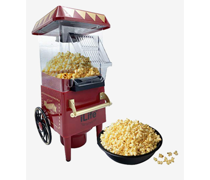 TW31519 Electric Pop Corn Maker with One Button Quick Operation - Red - Zoom Image 2