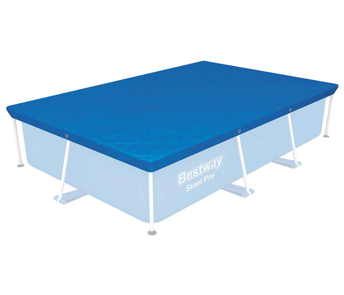 Bestway 58105 2.59M X 1.70M Rectangle Pool Cover -Blue - Zoom Image 2