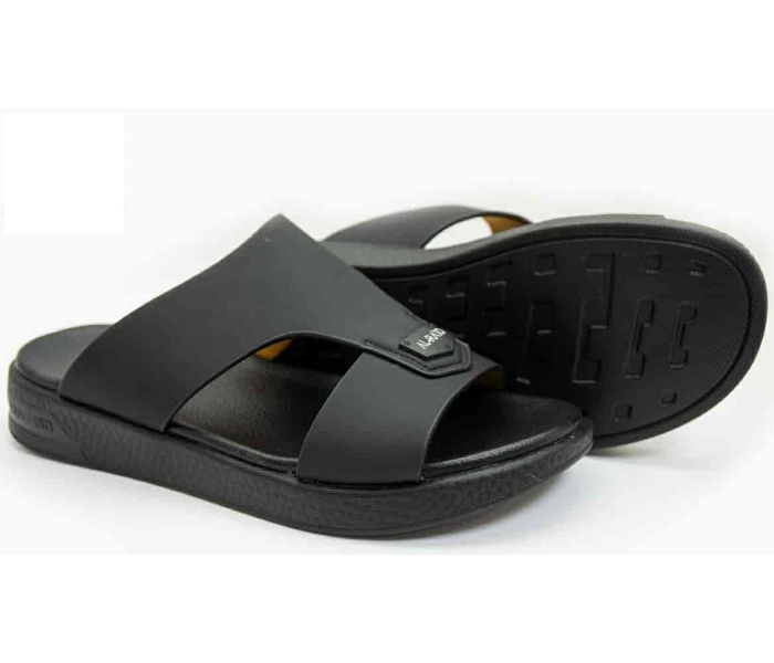 Finities 1337-02 46 EU MCloud Comfort Flat Sandal for Men - Black - Zoom Image