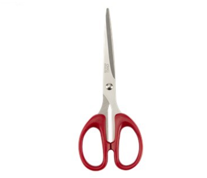 Deli 6034 160mm 1-4 Inch Stainless Steel Scissors - Maroon - Zoom Image