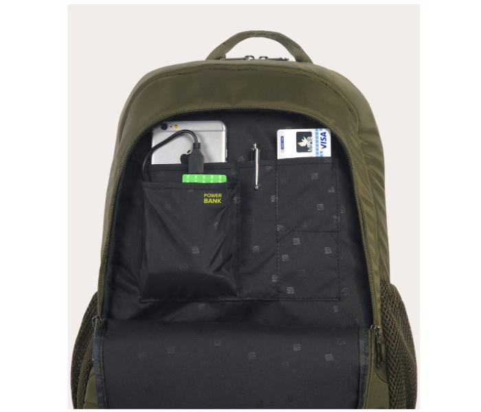 Tucano BKFOR-V Forte Durable and Lightweight Backpack for NoteBook 15.6 Inch - Green - Zoom Image 5