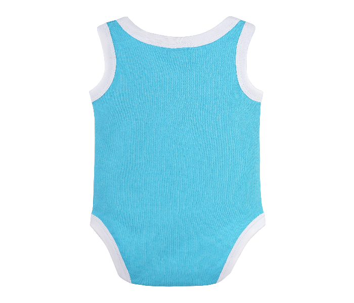 Popees Spock B Sleeveless Comfortable Onesies for 1 Year Babies - Blue - Zoom Image 2