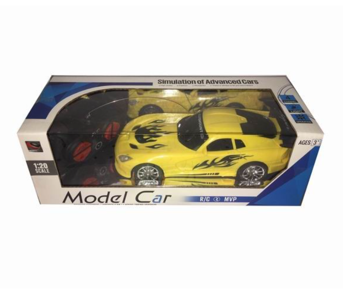 999-24-21 Remote Control Toy Car for Kids - Yellow - Zoom Image