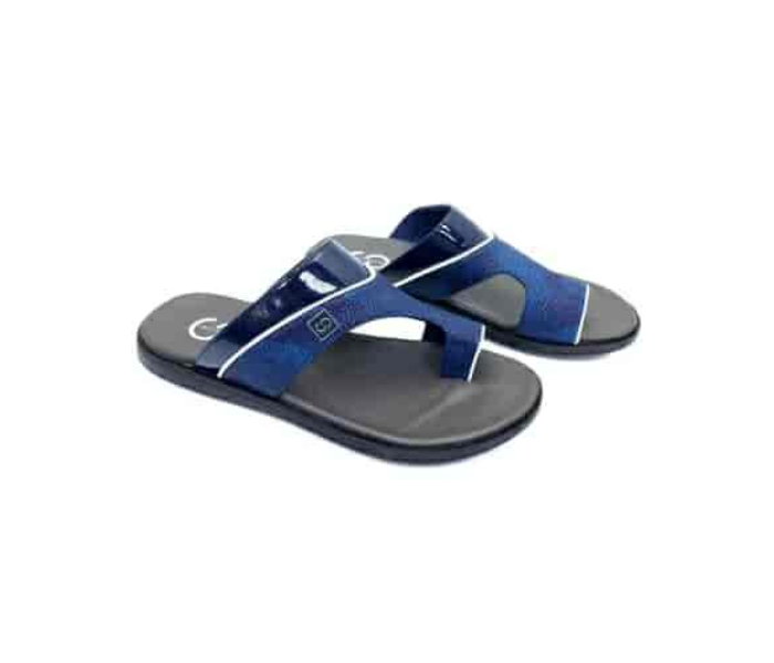 1726-15 40 EU Comfortable Stylish Flat Sandal For Men -Navy - Zoom Image