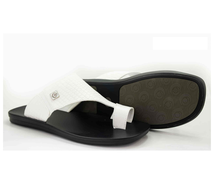 Odyssey 1284-20 46 EU Flat Sandal for Men - Black and White - Zoom Image