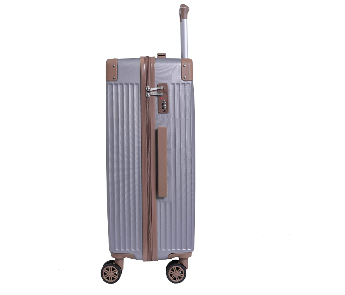 Para John PJTR3148 Scatola 3 Piece Hard Trolley Luggage Set with Four Silent Spinner Wheels - Silver - Zoom Image 4