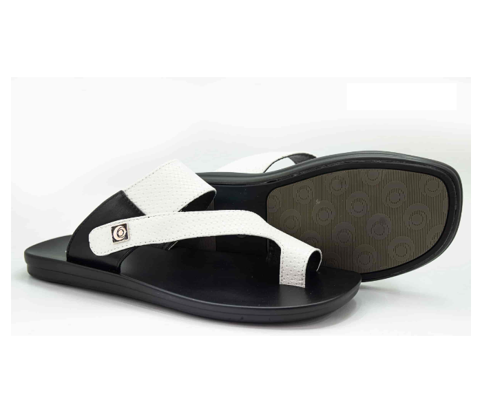 Odyssey 1289-20 41 EU Flat Sandal for Men - Black and White - Zoom Image