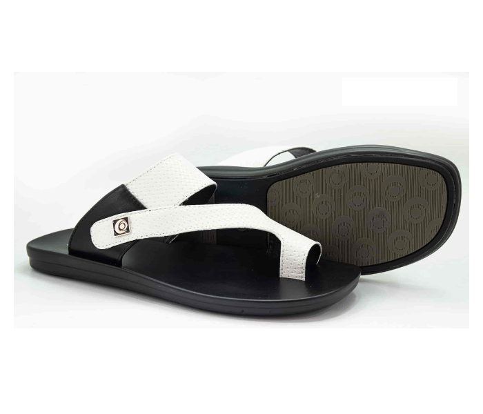 Odyssey 1282-20 40 EU Flat Sandal for Men - Black and White - Zoom Image