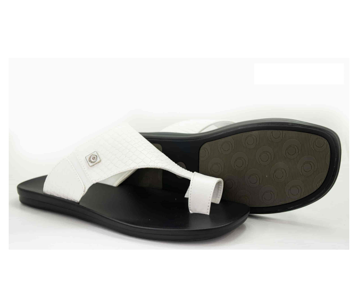 Odyssey 1284-20 45 EU Flat Sandal for Men - Black and White - Zoom Image