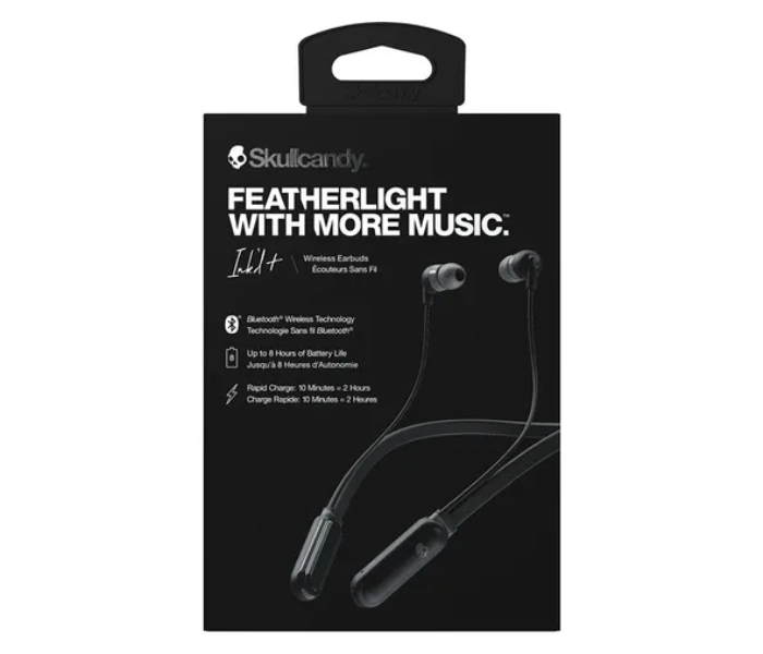 Skullcandy InkdPlus In-Ear Earphones Wireless - Black - Zoom Image 3