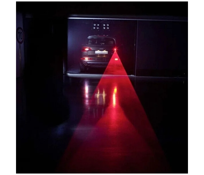 Car Auto LED Laser Fog Light Motorcycle Tail Lamp - Black - Zoom Image 3