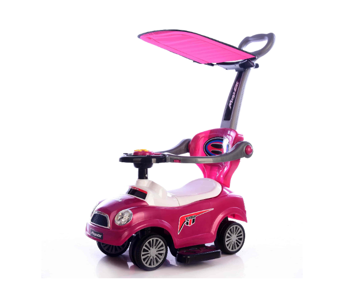 216-AC Durable and Lightweight Four Wheeler Ride On Car With Music - Pink - Zoom Image