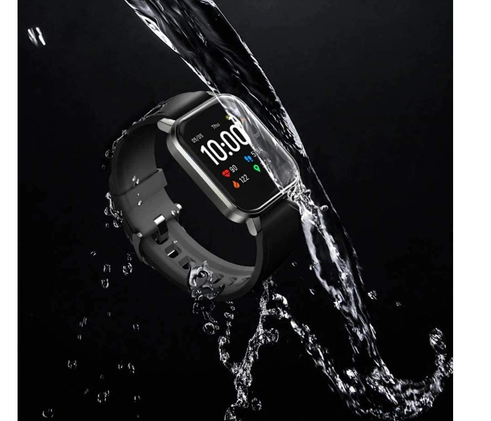 Haylou LS02 IP68 Waterproof Smartwatch - Black - Zoom Image 3