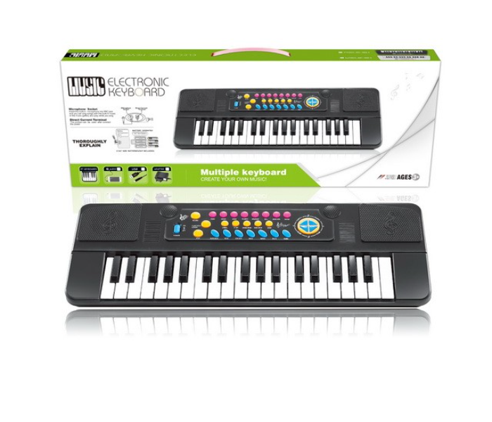 HS3715A Electronic Keyboard with Mic and USB for Kids - Zoom Image