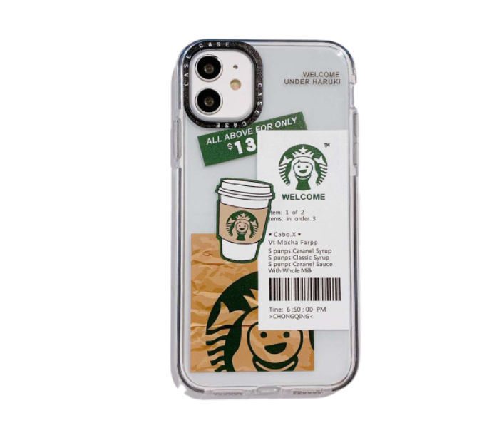 Lab 6 LBSB006 Star Bucks Iphone 12 Pro Mobile Case - Transparent - Zoom Image 1