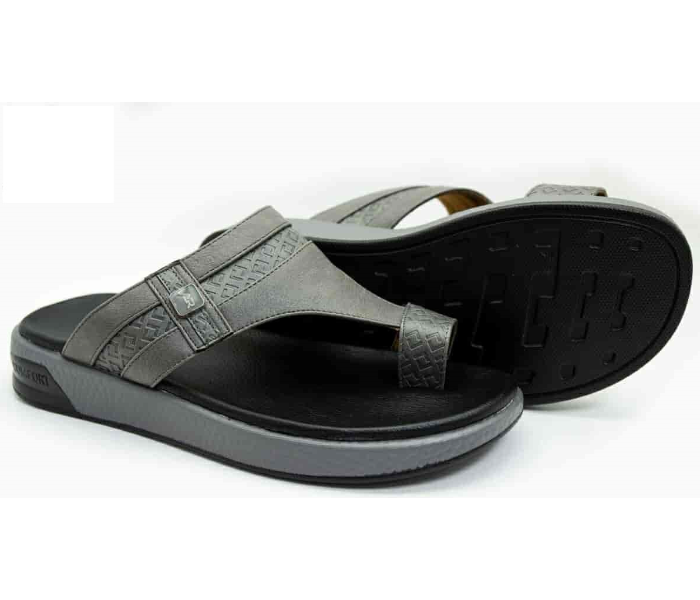 Finities 1339-13 42 EU MCloud Comfort Sandal for Men - Black and Grey - Zoom Image