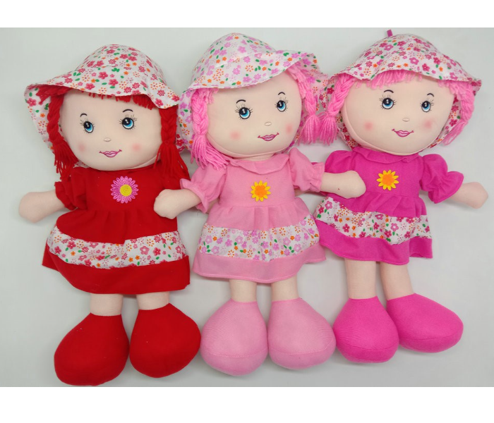 YD180124-60 35CM 3 Piece Soft Dolls for Kids - Multicolour - Zoom Image