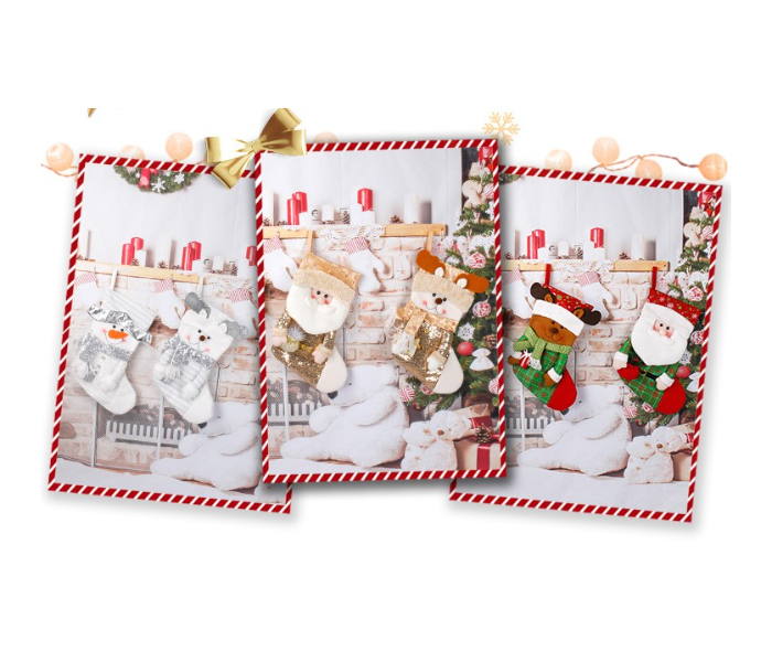 Christmas Stockings Party Décor - Silver/Gold/Red - Zoom Image 3