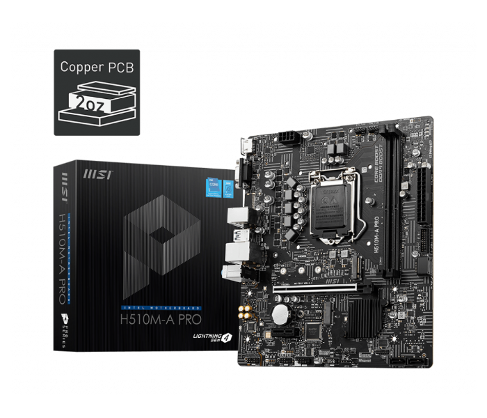 MSI H510M-A PRO Motherboard - Zoom Image 1