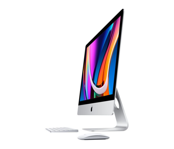 Apple iMac MXWT2 27-inch  IntelCore i5 3.1GHz 6-core 10th-Generation Processor 8GB 2666MHz DDR4 RAM 256GB SSD Radeon Pro 5300 4GB GDDR6 Graphics Mac OS - Silver - Zoom Image 3