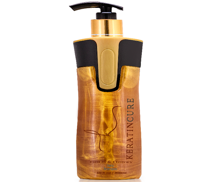 Keratin Cure 300ml Gold and Honey Daily Shampoo - Zoom Image