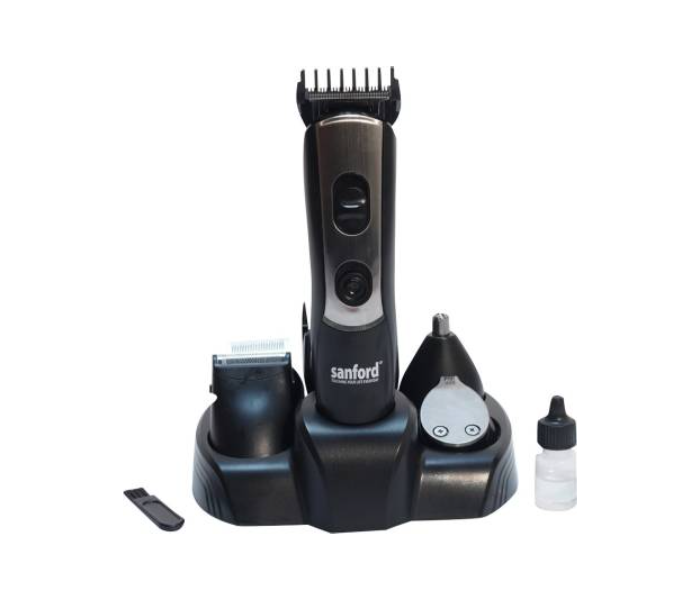 Sanford SF9746HC 10 in 1 Cordless Rechargeable Grooming Kit for Men -Black - Zoom Image 4