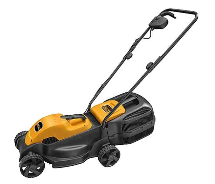 Hoteche G840311 1200 Watts Electric Lawn Mower - Yellow and Black - Zoom Image