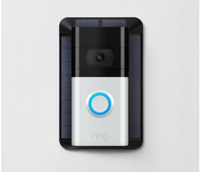 Ring Solar Charger for Ring Video Doorbell 3 - Black - Zoom Image 1