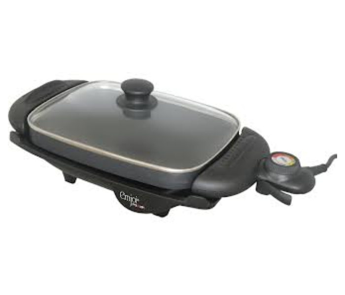 Emjoi UEG-190 1800W 2 in 1 Non stick Healthy Grill and Griddle with Glass Lid -Black - Zoom Image 4