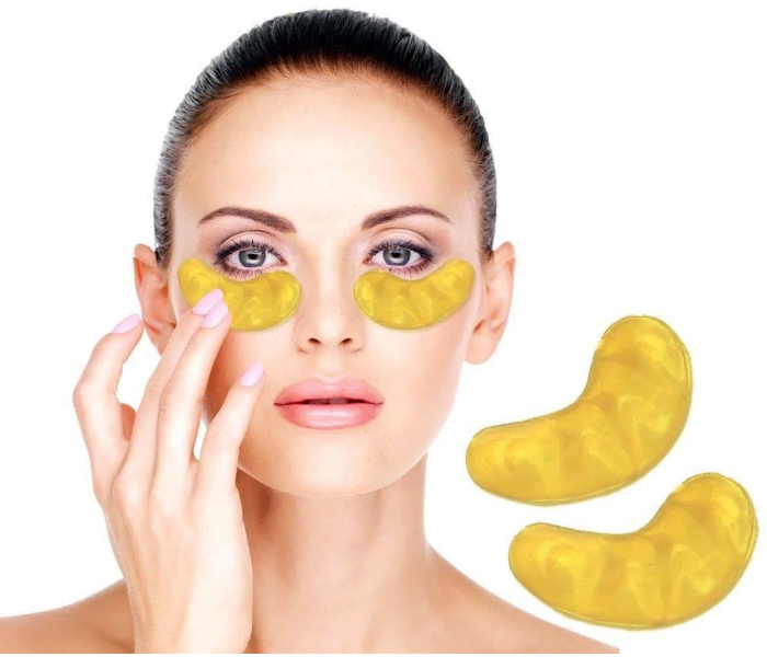 99 Percent 84g 24k Gold Collagen Eye Mask for Women - Gold - Zoom Image 2