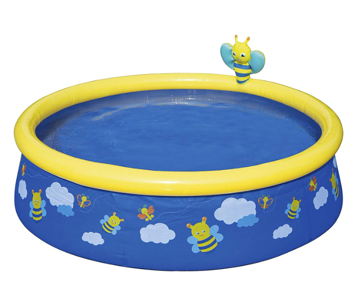 Bestway 57326 1.52m x 38cm PVC Kids Play Round Swimming Pool -Yellow And Blue - Zoom Image 1