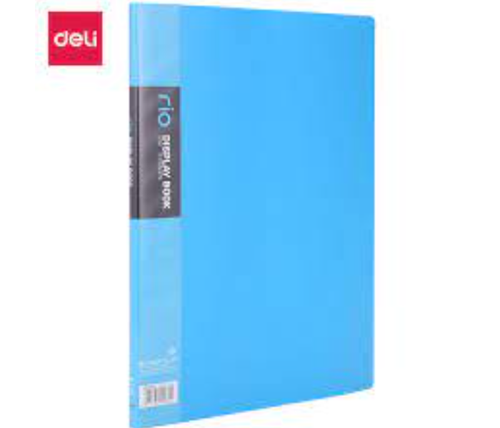 Deli 5031 10 Pockets A4 Paper Display Book - Blue - Zoom Image