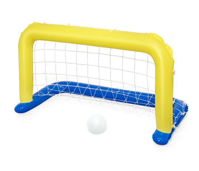 Bestway 52123 1.37M X 66Cm Vinyl Inflatable Water Polo Frame -Yellow and Blue - Zoom Image 1