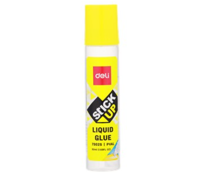 Deli 7302 50ml Stick Up Liquid Glue - Yellow - Zoom Image