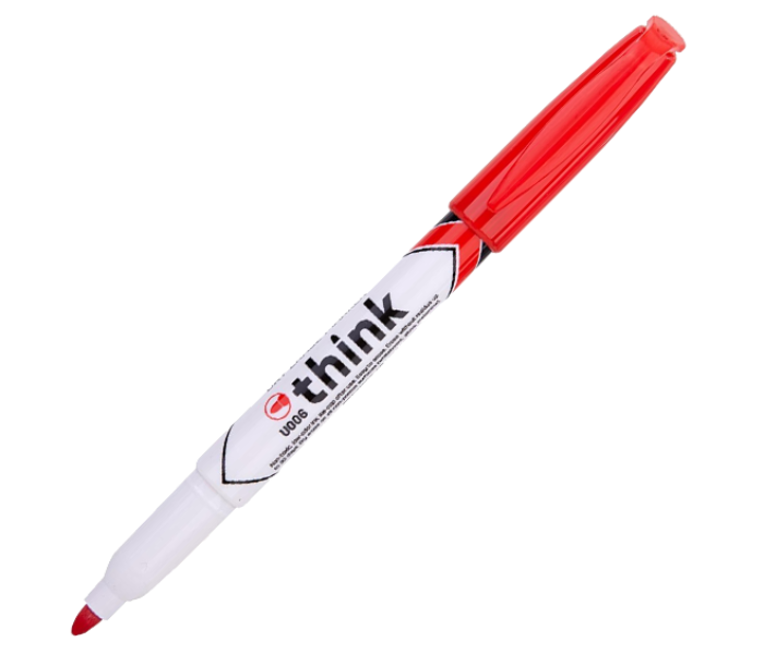 Deli U00640 12 Piece Think Bullet Tip Dry Erase Marker - Red - Zoom Image 1