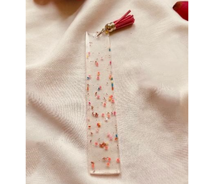 Resin 806 Personalised Glitter Sequins Bookmarks - Pink - Zoom Image