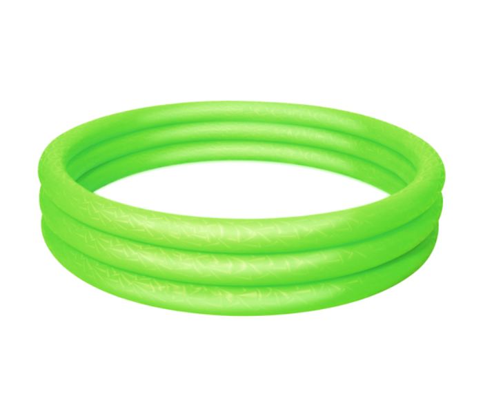 Bestway 51026 1.52M X 30Cm Vinyl Swimming Kids 3 Equal Rings Play Pool -Green - Zoom Image