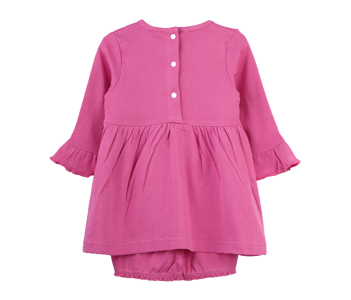 Popees Lorena Full Sleeve Top with Shorts for 3 Year Babies - Pink - Zoom Image 2