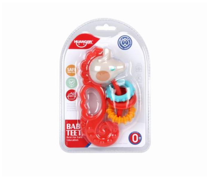 HE0136 Attractive Baby Sway Bell Toy Set - Red - Zoom Image