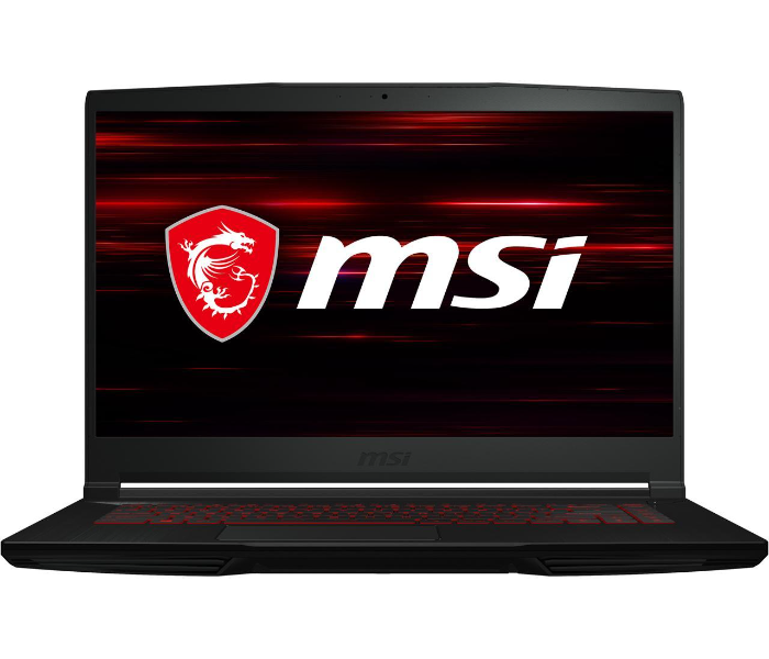 MSI 9S7-16R512-022  GF63 Thin 10SCXR Gaming 15.6 Inch FHD Intel Core i510500H Processor 8GB RAM 256GB SSD 4GB NVIDIA GeForce GTX 1650 Graphics Windows 10 - Black - Zoom Image 1