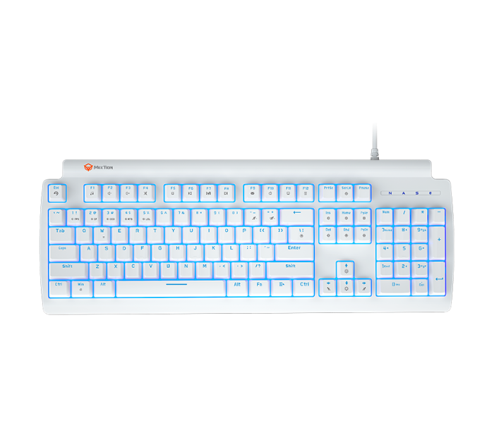 Meetion Mt-Mk600Mx  Mechanical Keyboard - White - Zoom Image 1