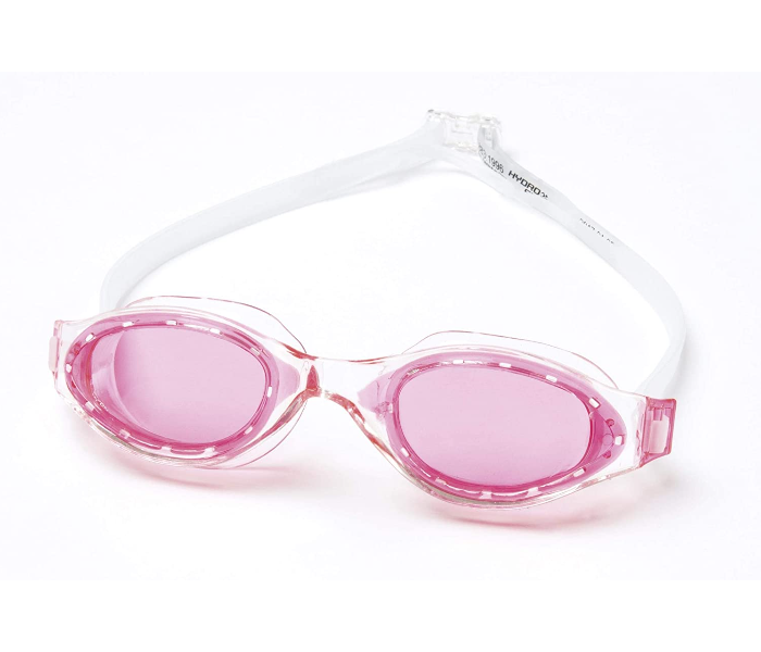 Bestway 21077 Unisex Anti-fog Coating Adult Swimming Goggles -Pink - Zoom Image