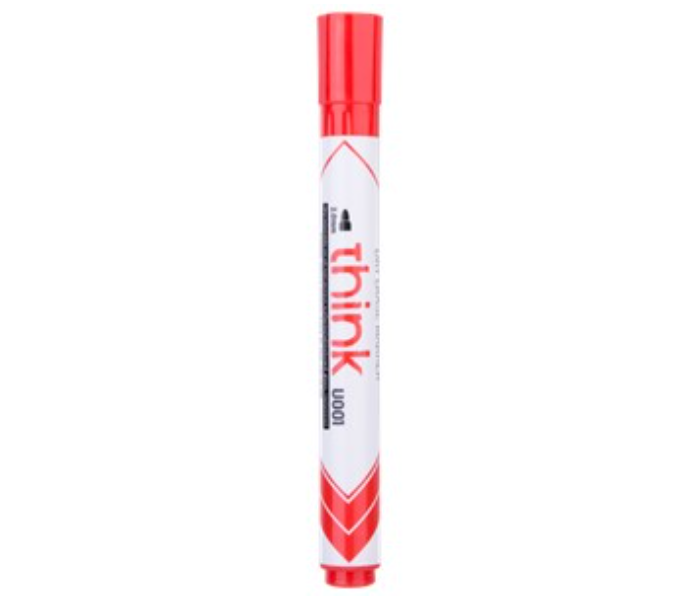 Deli U00140 12 Piece 2.0mm Bullet Tip Dry Erase Marker - Red - Zoom Image 2