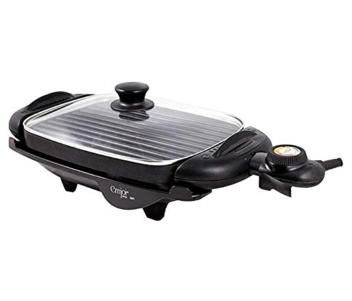 Emjoi UEG-190 1800W 2 in 1 Non stick Healthy Grill and Griddle with Glass Lid -Black - Zoom Image 2