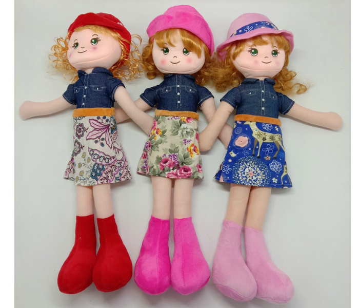 ME4466-30 50CM 3 Piece Candy Soft Doll for Kids - Multicolour - Zoom Image